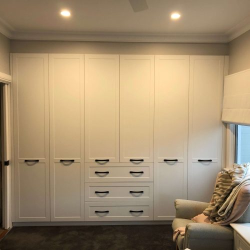 pull-out closet and drawers