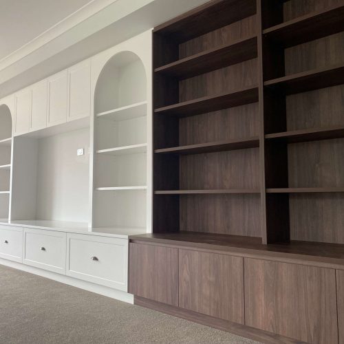 wall unit and book shelf